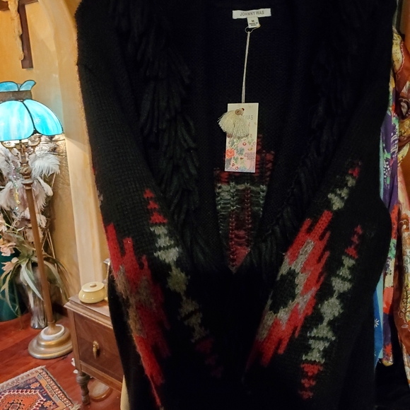 JOHNNY WAS MOHAIR RIVER CARDIGAN SWEATER JACKET NWT * - Picture 5 of 7